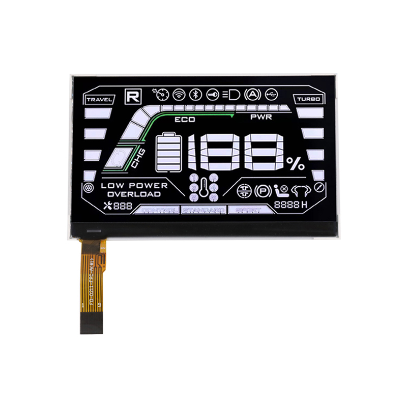 Full-view VA LCD segment display, Custom display